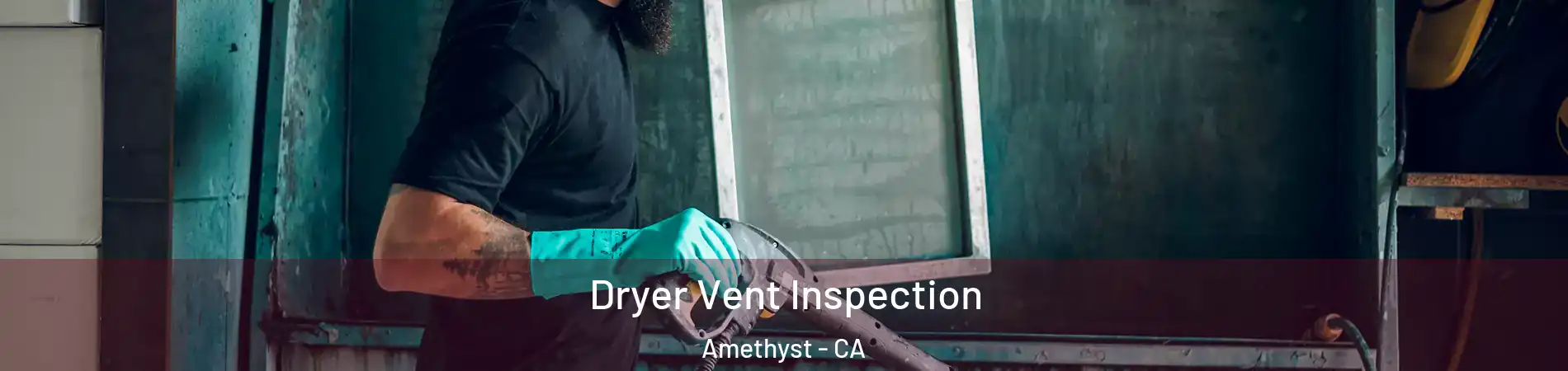 Dryer Vent Inspection Amethyst - CA