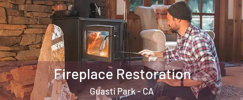 Fireplace Restoration Guasti Park - CA