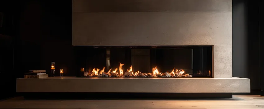 Gas Fireplace Ember Bed Design Services in Guasti Park, California