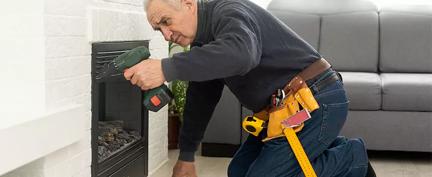 New Indoor Fireplace Installation in Guasti Park, California