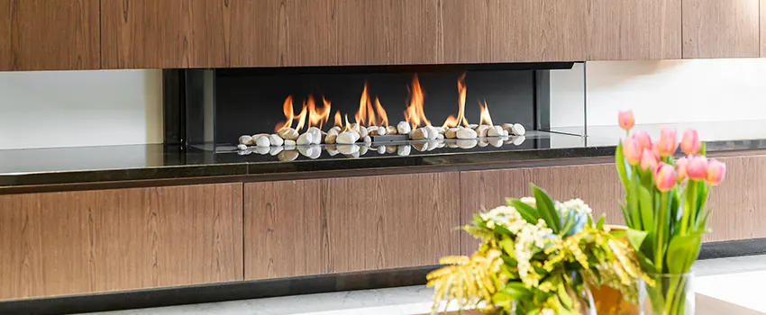 Double-height Fireplace Design Refurbishment in Guasti Park, California